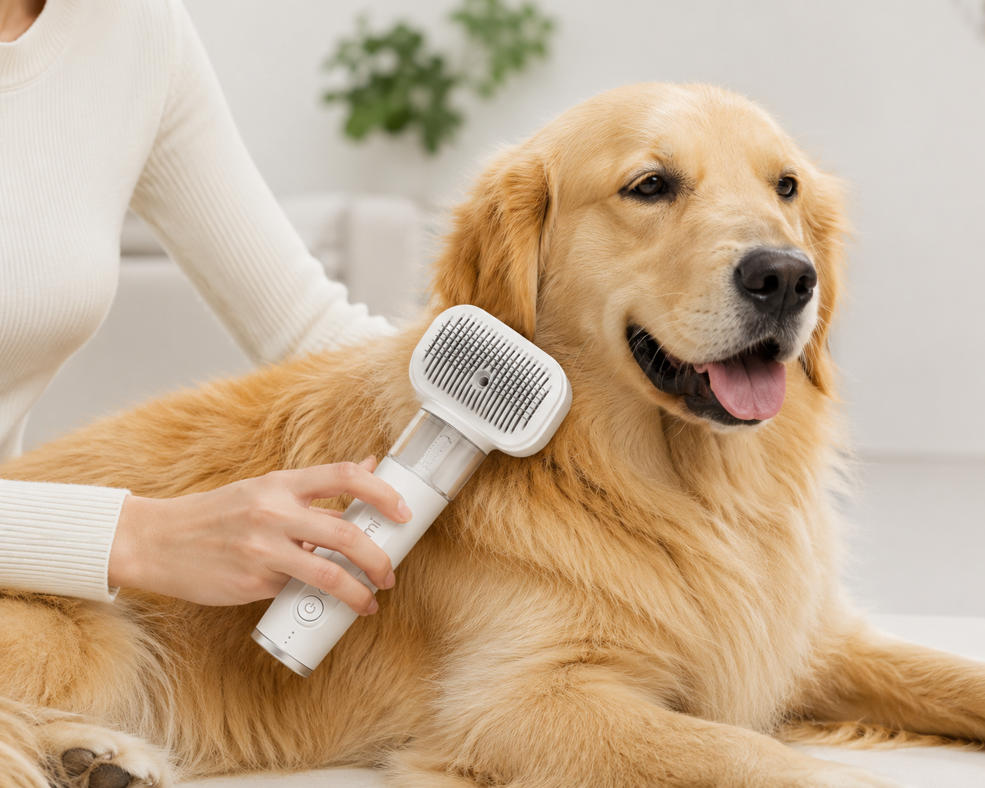Loomi™ FurComb - Peigne Démêlant Électrique pour Chiens & Chats