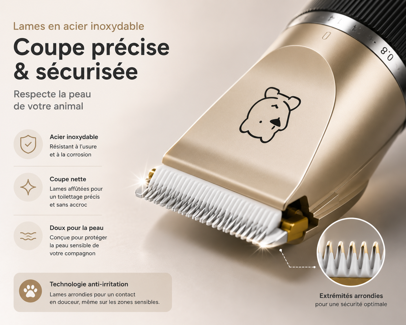 Loomi™ ClipPro – Tondeuse Électrique de Toilettage pour Chiens & Chat