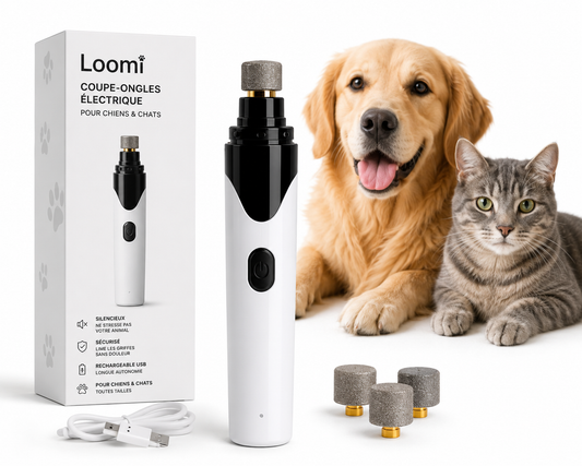 Loomi™ NailPro - Coupe-ongles électrique silencieux pour Chiens & chats