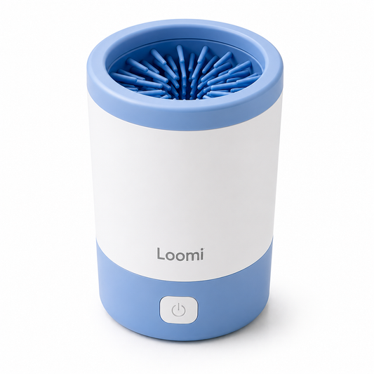 Loomi™ PawWash – Nettoyeur Électrique de Pattes pour Chien & Chat